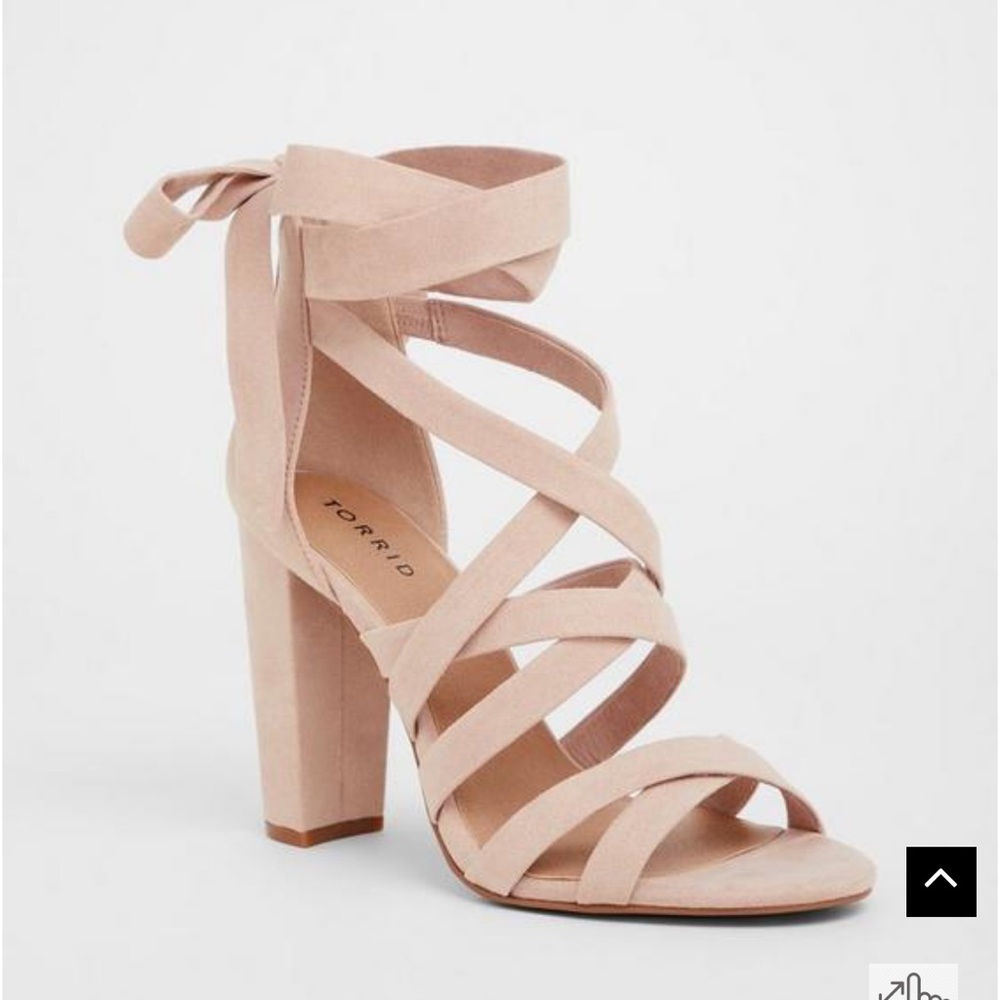 Strappy Wrap Tapered Heel
